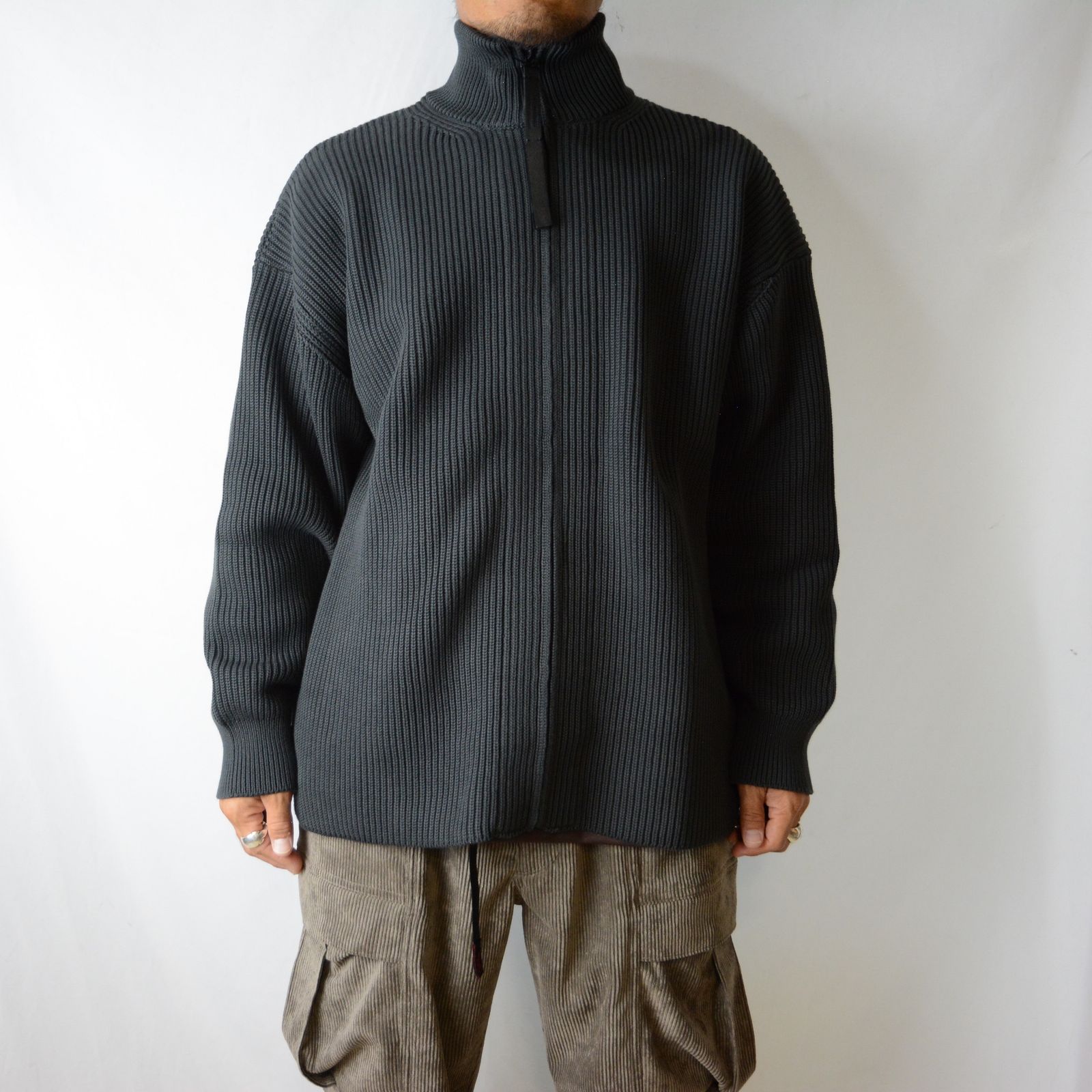 N.HOOLYWOOD - DRIVERS KNIT （CHARCOAL） / ドライバーズ