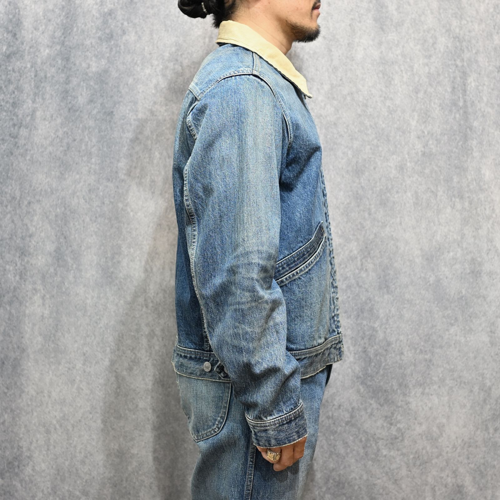 Denim Zipup Trucker Jacket  （USD / インディゴ）｜トラッカージャケット｜MDFBF09801