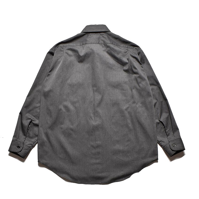 T/C Twill Work SH （GRY） / ポリエステル/コットン ツイル ワークシャツ