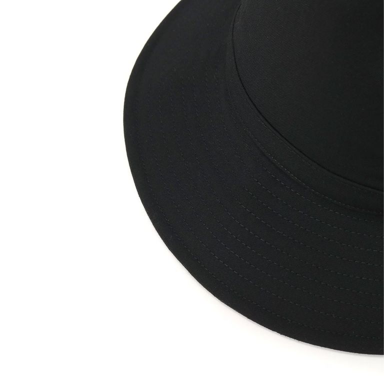 yohji yamamoto - GABARDINE FEDORA HAT (BLACK) | フェドラ yohji yamamoto - GABARDINE FEDORA HAT (BLACK) | フェドラ