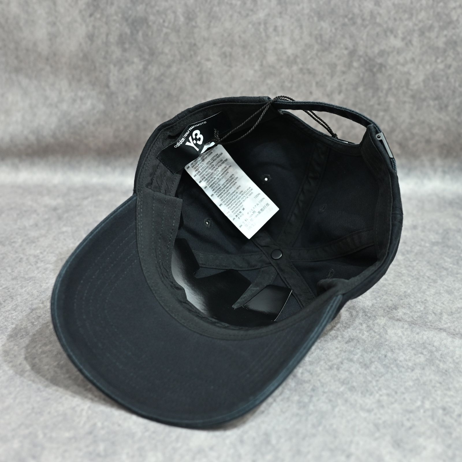 Y-3 DAD CAP （BLACK） / キャップ （ブラック）｜IN2391