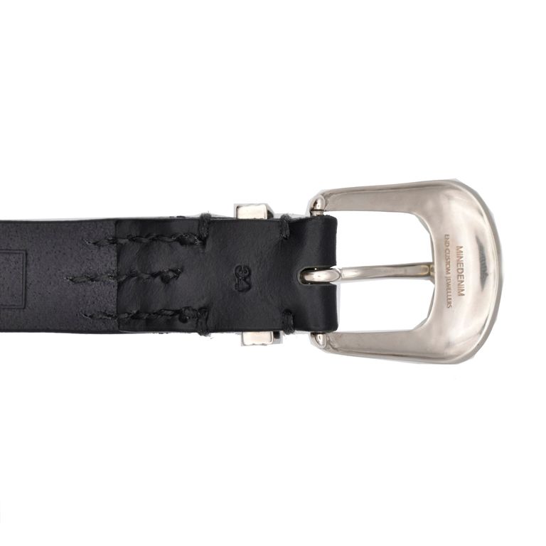 MINEDENIM - Western Leather Belt (BLK) / ウエスタン レザー MINEDENIM - Western Leather Belt (BLK) / ウエスタン レザー