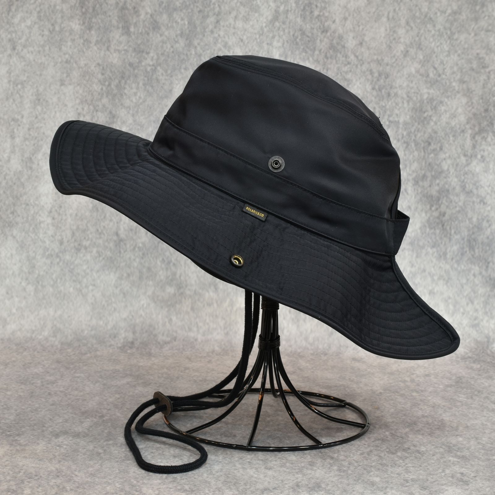 French Boonie Hat "FROGMAN" (BLACK)｜ブーニーハット｜Y01017