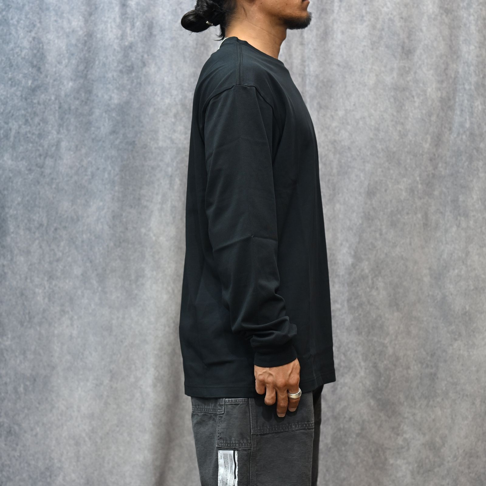 EXCHANGE SERVICE LONG SLEEVE （BLACK） /  ロングスリーブ Tシャツ （ブラック） 9252-CS82