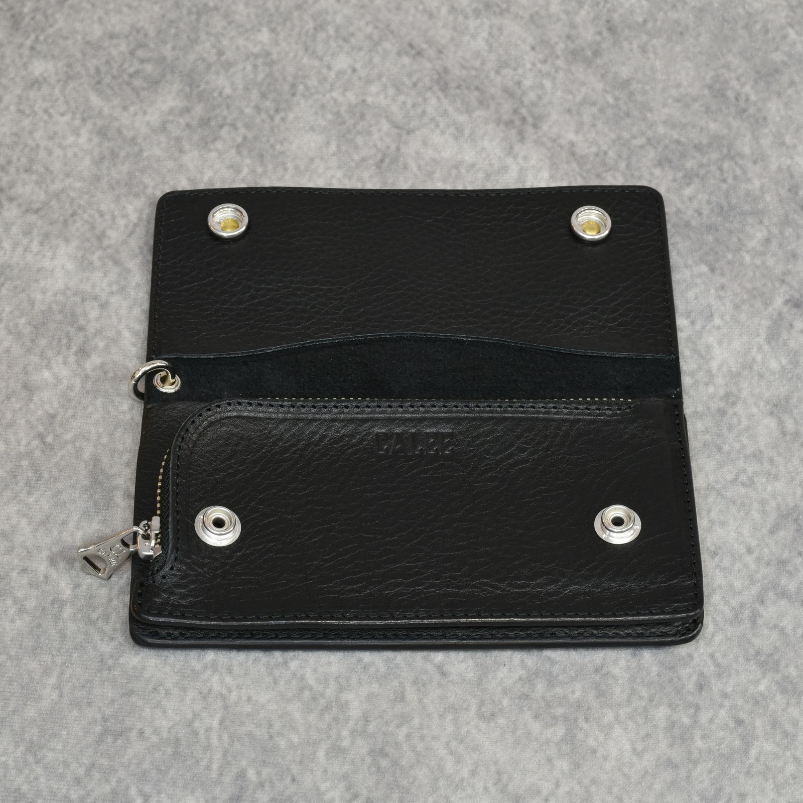 SILVER STAR CONCHO LEATHER LONG WALLET (BLACK)｜シルバー スターコンチョ ロングウォレット 長財布｜CL-25SS003LE EX