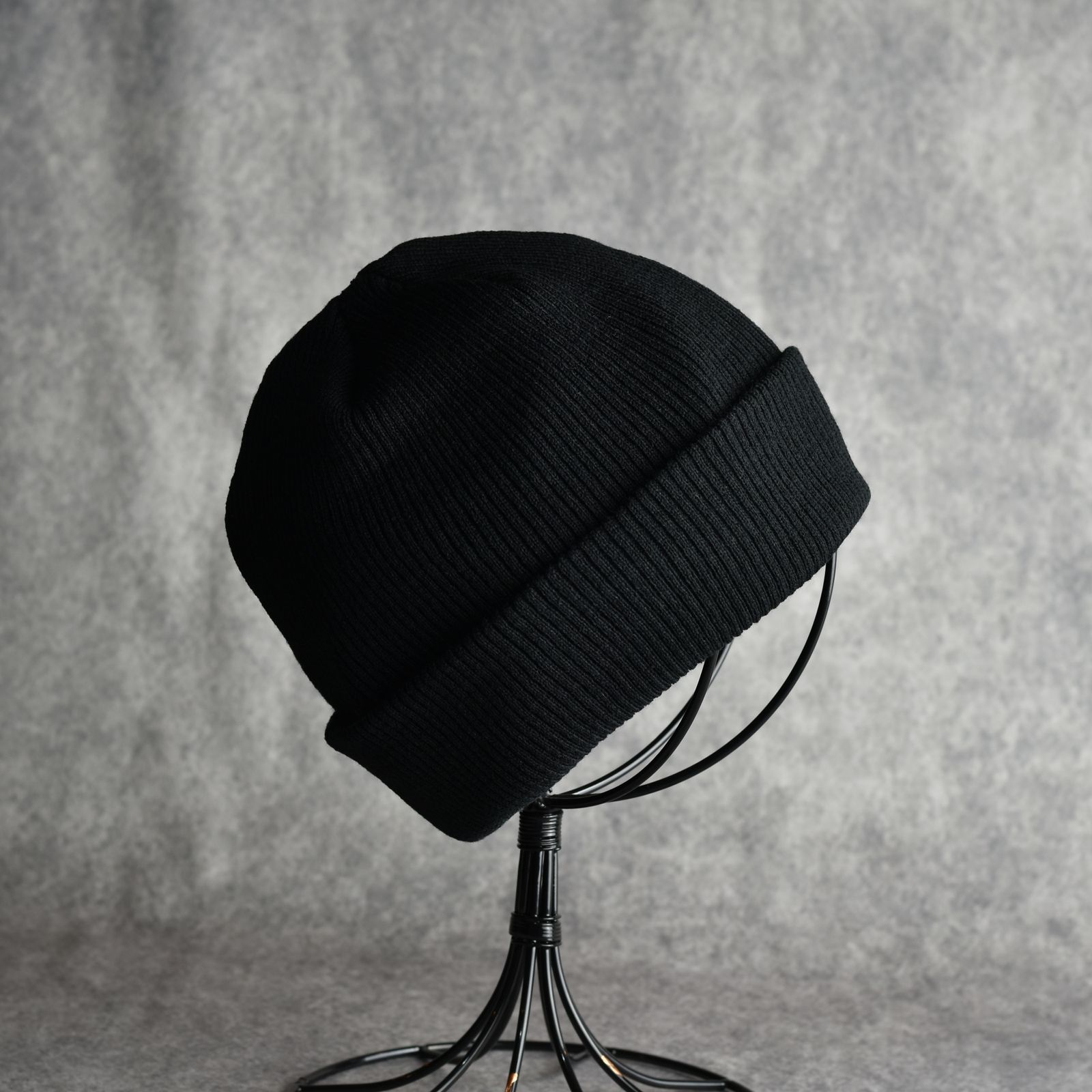 A/R KNIT CAP (BLACK) / ニットキャップ