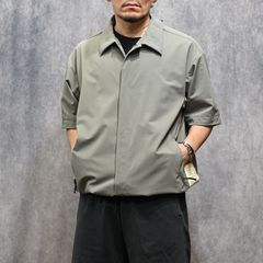 DRAWSTRING SHIRT （GRAY / グレー）｜半袖 シャツ｜9261-SH51-004