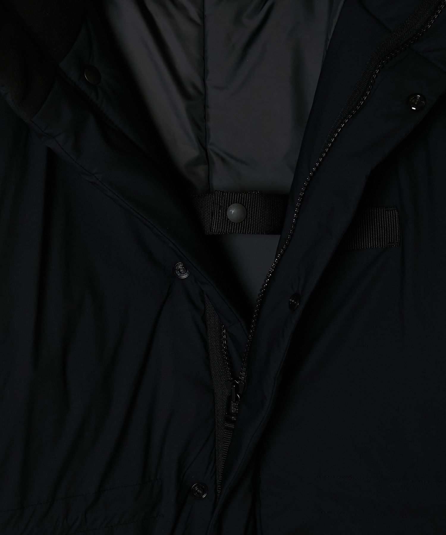 HOODIE COAT (BLACK) -  フーディー コート （ブラック） 9242-CO01-001