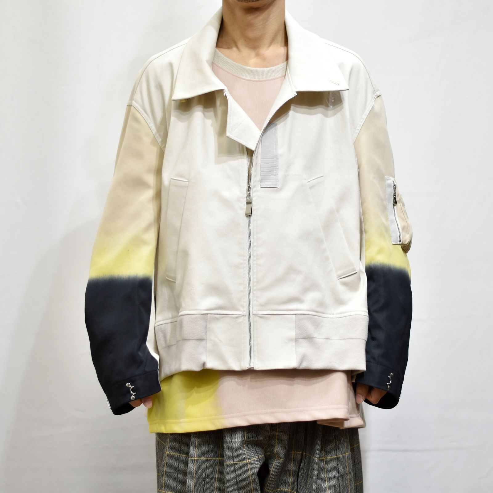 ミクスチャーブルゾン / LB22AW-BL01-KTBD (BALM×YELLOW)