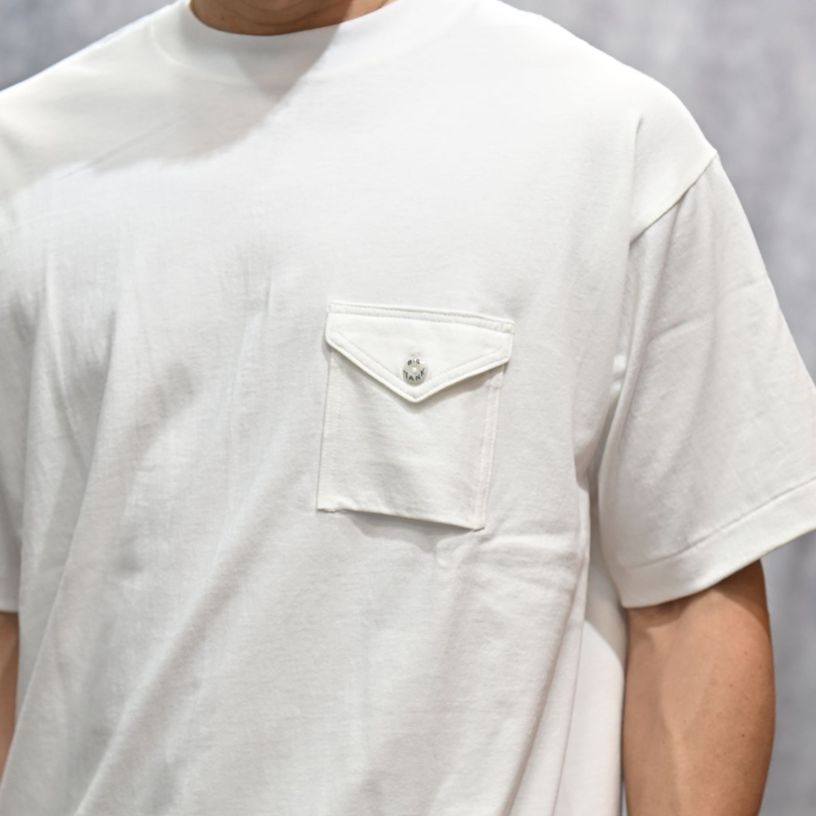 Y1935 POCKET TEE （WHITE）｜ ポケット Tシャツ （ホワイト） 602-261-14