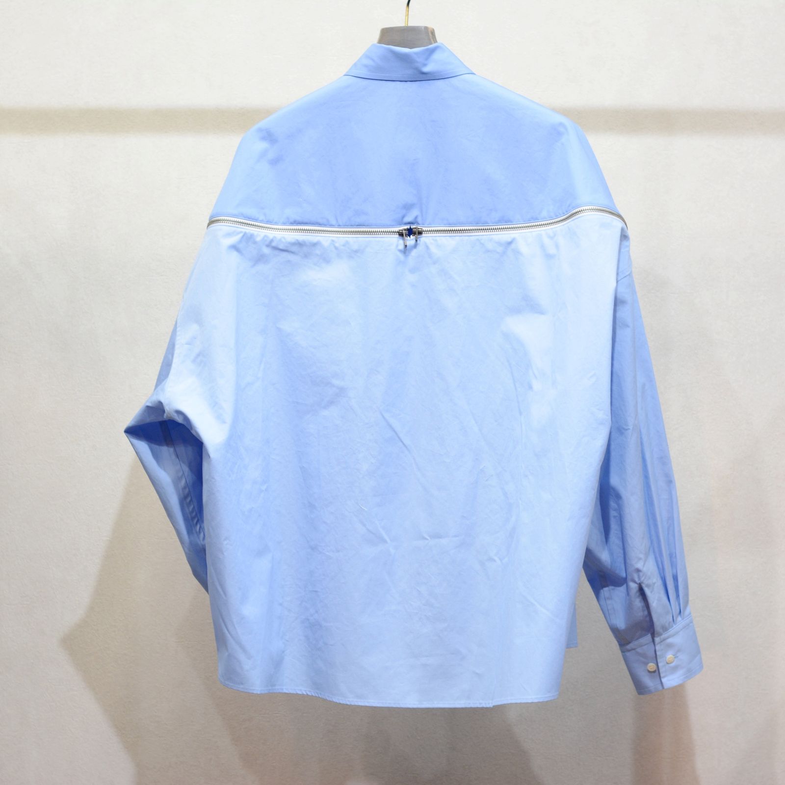 ZIPPED PLAIN SHRT "