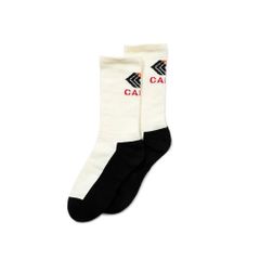 CALEE LOGO PILE SOCKS (WHITE)