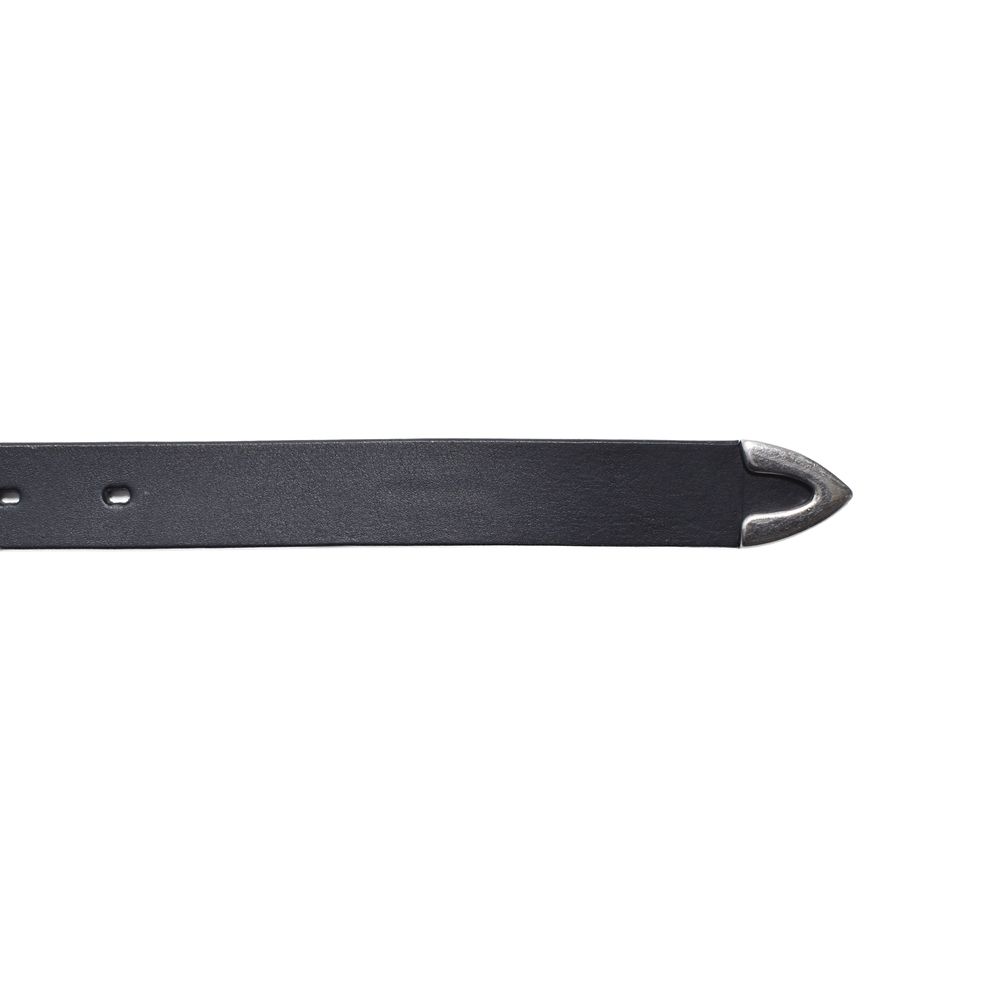 Leather Long Western Belt （BLK / ブラック）｜ウエスタン ベルト｜MDLBT002