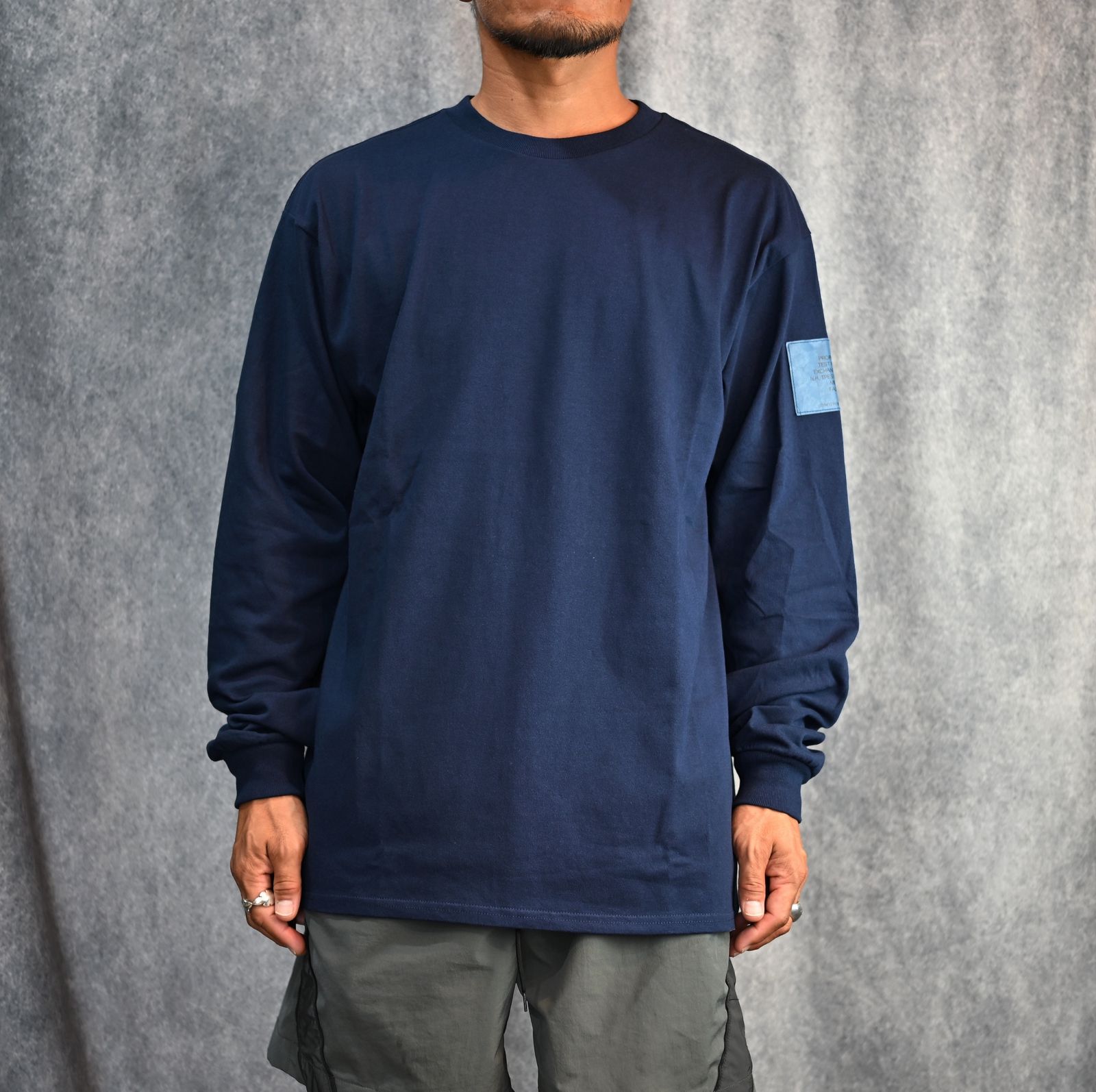 LONG SLEEVE T-SHIRT （NAVY） / ロングスリーブ TEE （ネイビー）