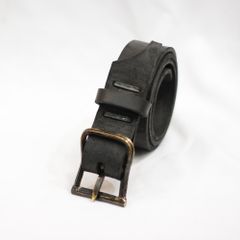 "HANDGRAVING LEATHER BELT"