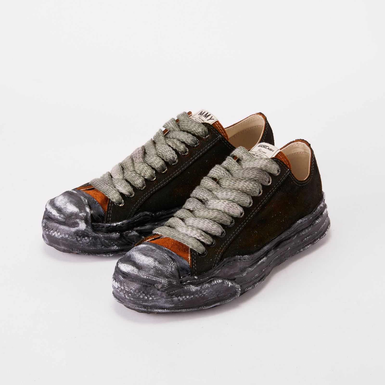 × Maison MIHARA YASUHIRO ステアレザースエード / MMYソール 製品染め スニーカー （BLACK/ブラック）