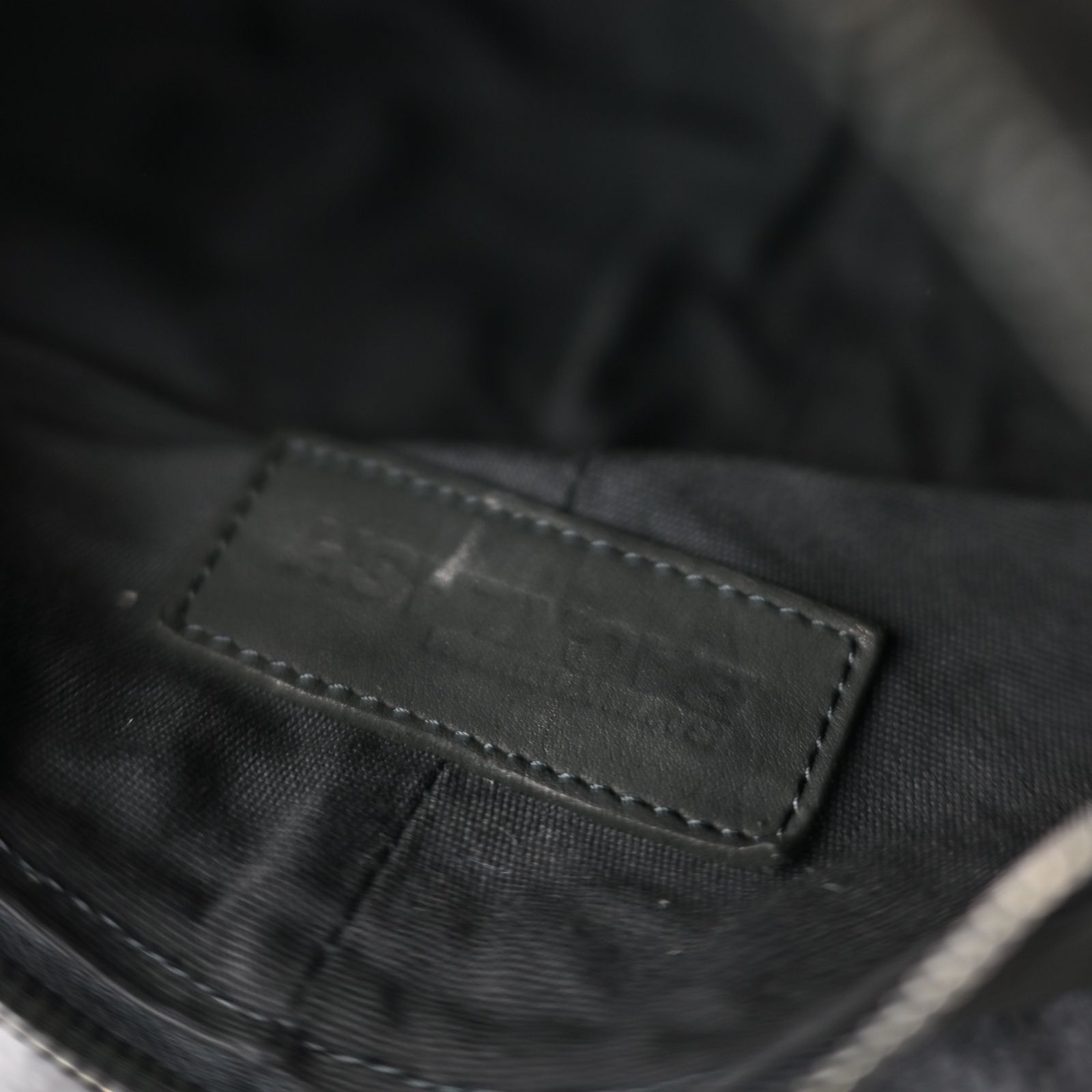 ダブルショルダーレザー フルタンニン製品染め ショルダーバッグ （BLACK / ブラック） 92-10