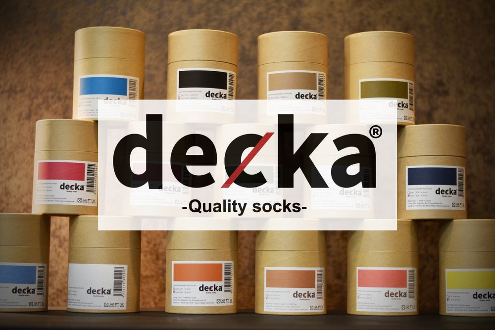 『decka quality socks』 靴下のカラーが豊富に揃いました♪