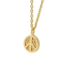 PEACE NECKLACE (GOLD) / ネックレス ゴールド