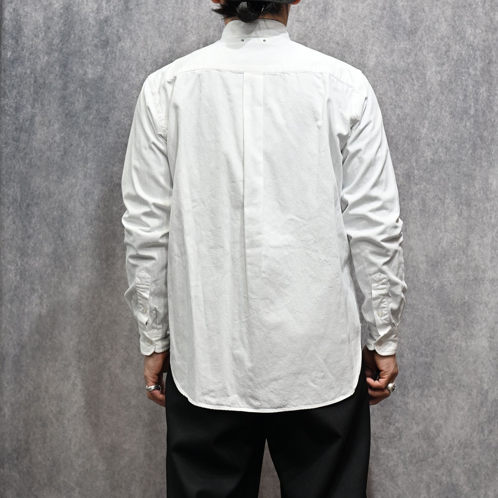 L.Denim BD SH （WHT）｜デニム ボタンダウンシャツ｜2603-5003