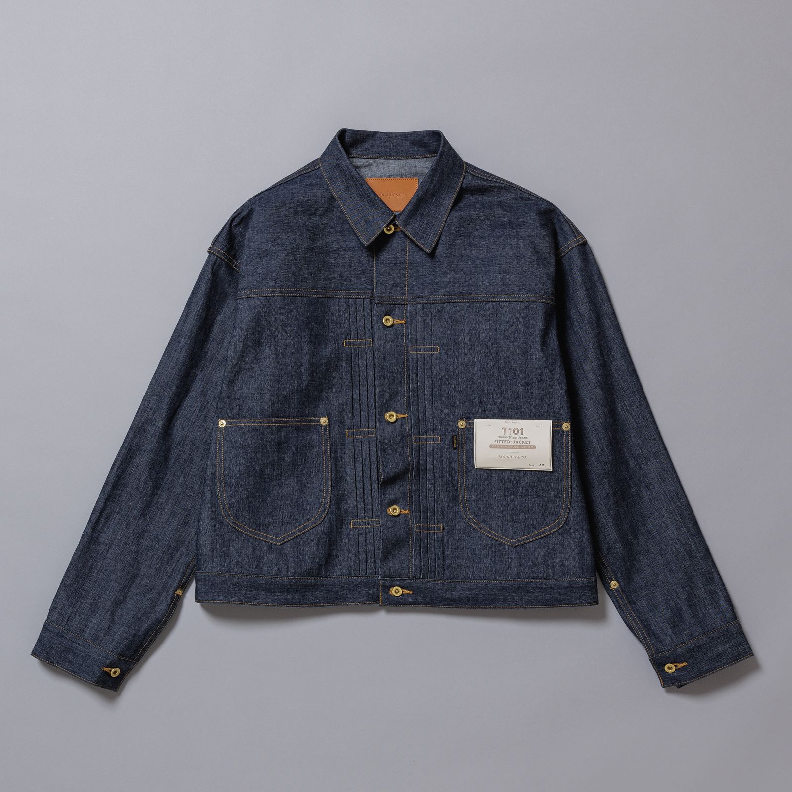 10oz Denim Jacket "T101" (INDIGO(RIZID)) / 10オンス リジッド デニムジャケット