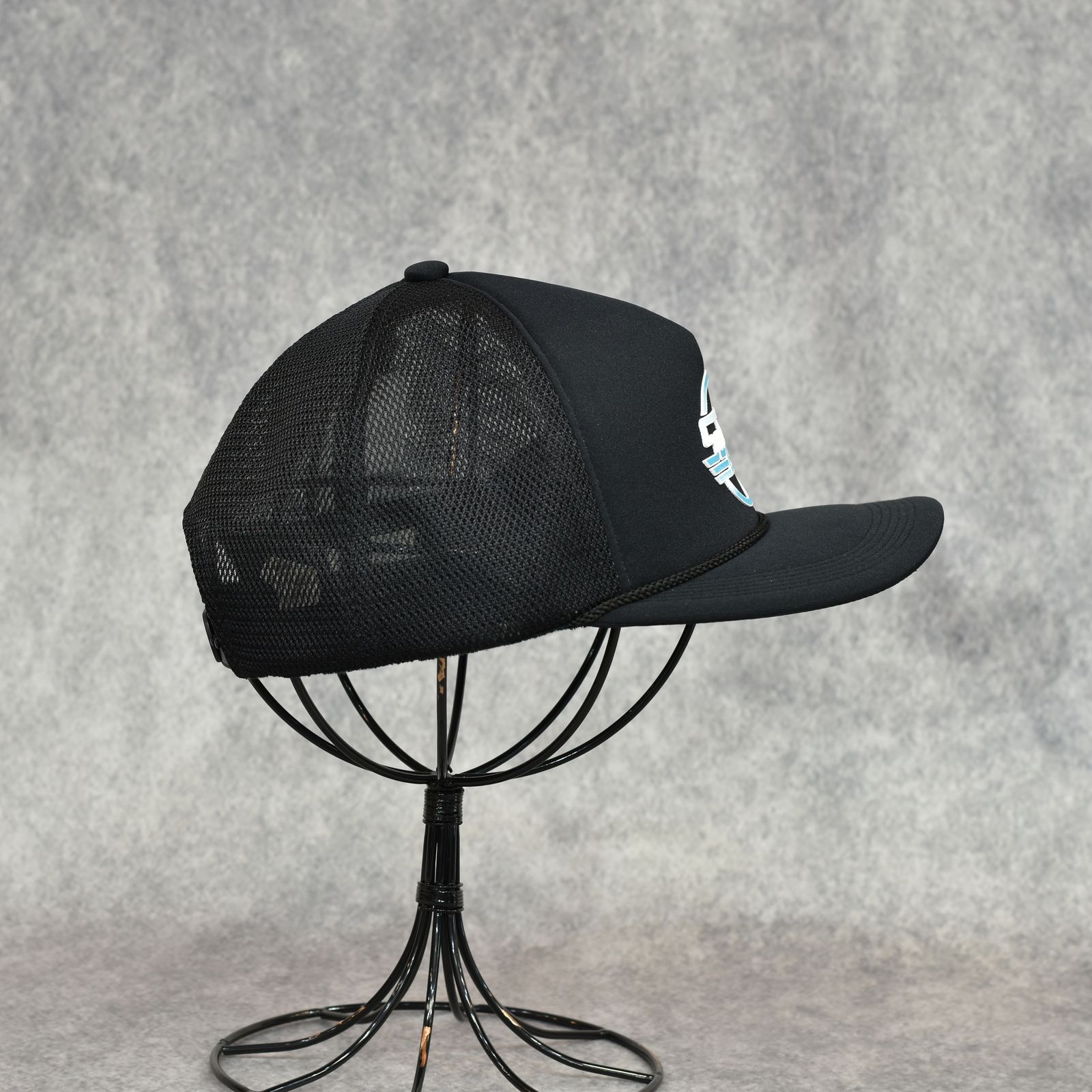 Trucker Mesh Cap "RACERBOY" (BLACK)｜メッシュキャップ｜Y01009