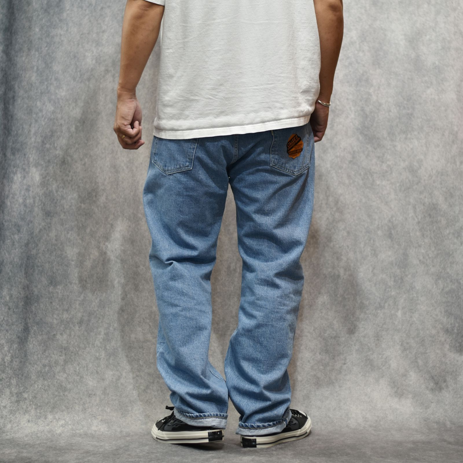 VINTAGE REPRODUCT STRAIGHT DENIM PANTS ＜USED＞ (USED INDIGO BLUE)｜ストレート デニムパンツ｜CL-26AWPT005