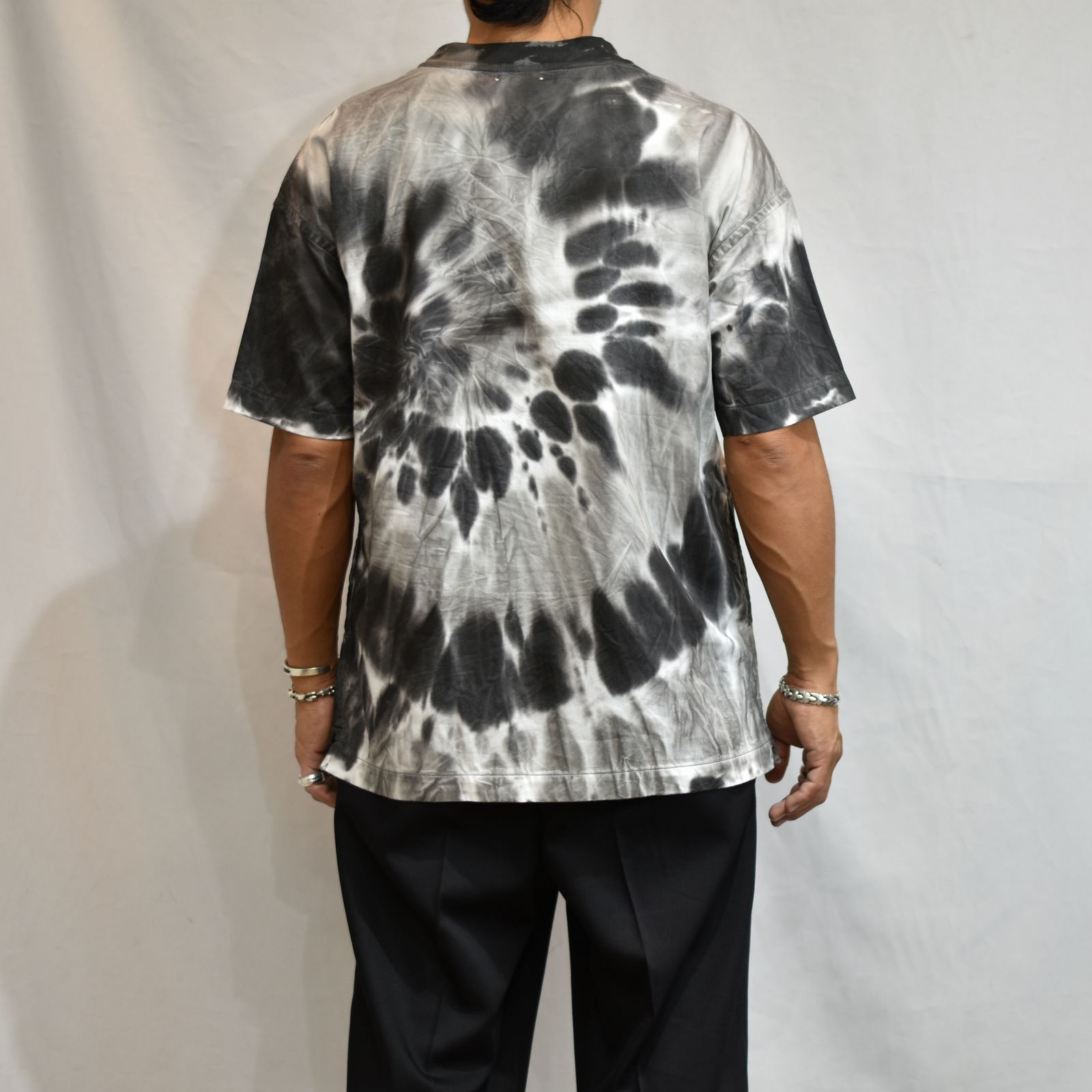White Denim Marble Dye T-SH
