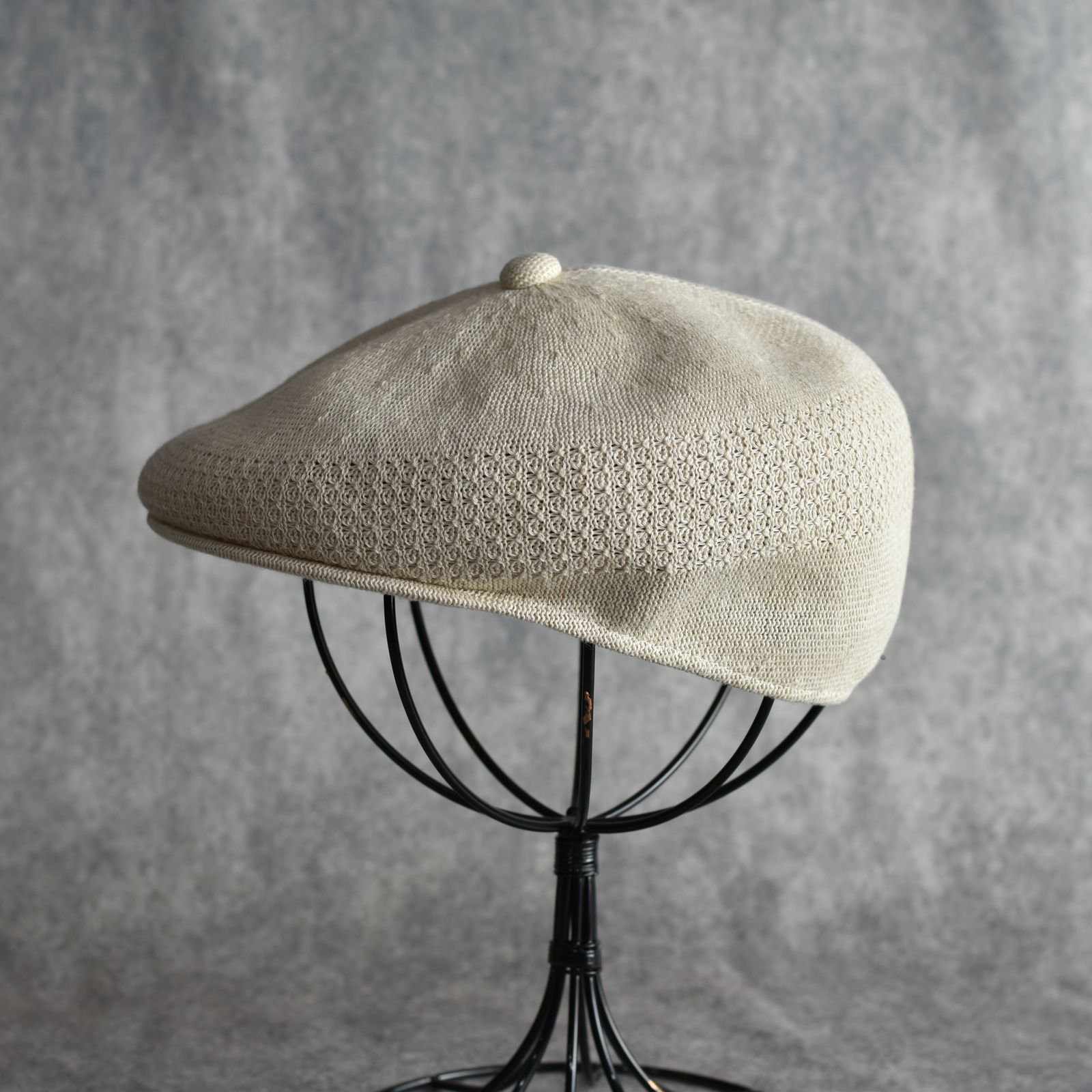 Linen Hunthing Cap "GENTLEMAN" (IVORY) / リネン ハンチング帽