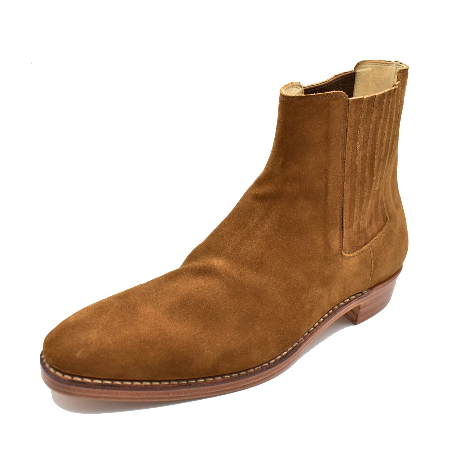 Suede Leather Western Side Gore Boots (BRN)  /  スエード ウエスタン ブーツ （ブラウン） MGK-007