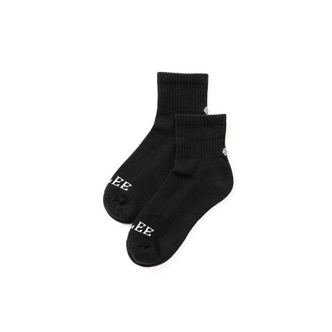 TM Logo pile socks (Black) / トレードマークロゴ パイルソックス 靴下