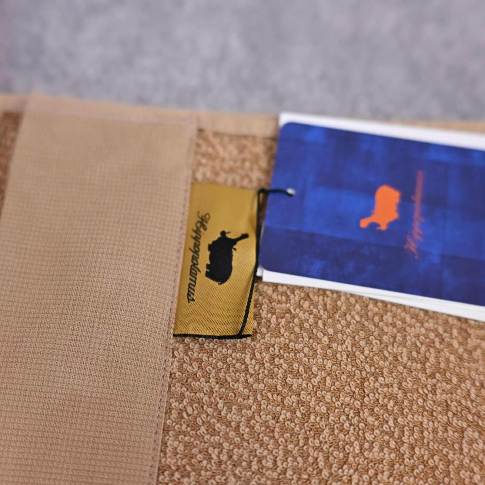 TEST PRODUCT EXCHANGE SERVISE × HIPPOPOTAMUS FACE TOWEL （BEIGE） / フェイスタオル (ベージュ) TPES-AC04