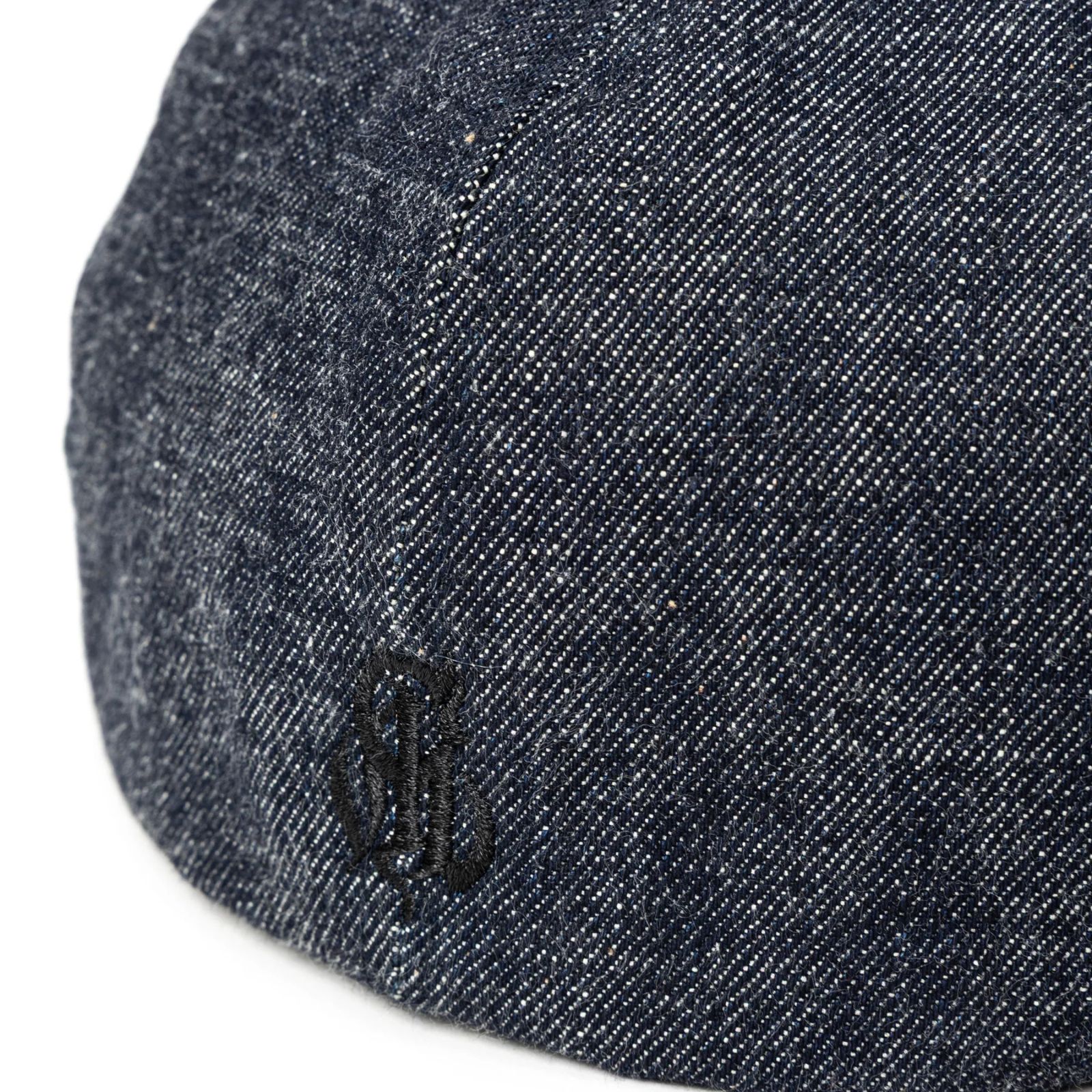 LEATHER WAPPEN DENIM BRIM LEATHER CAS (INDIGO BLUE)｜レザーワッペン デニム デニムキャスケット｜CL-26AWCP002