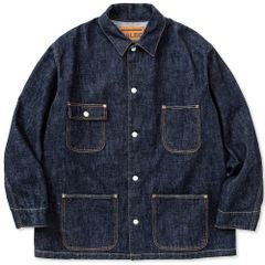 Vintage type denim coverall (Ow Indigo blue) / デニムカバーオールジャケット