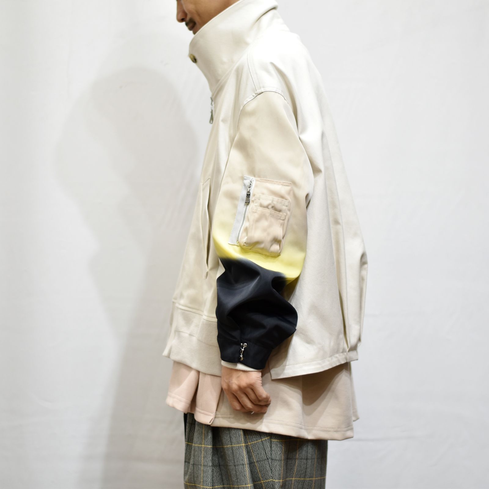 ミクスチャーブルゾン / LB22AW-BL01-KTBD (BALM×YELLOW)