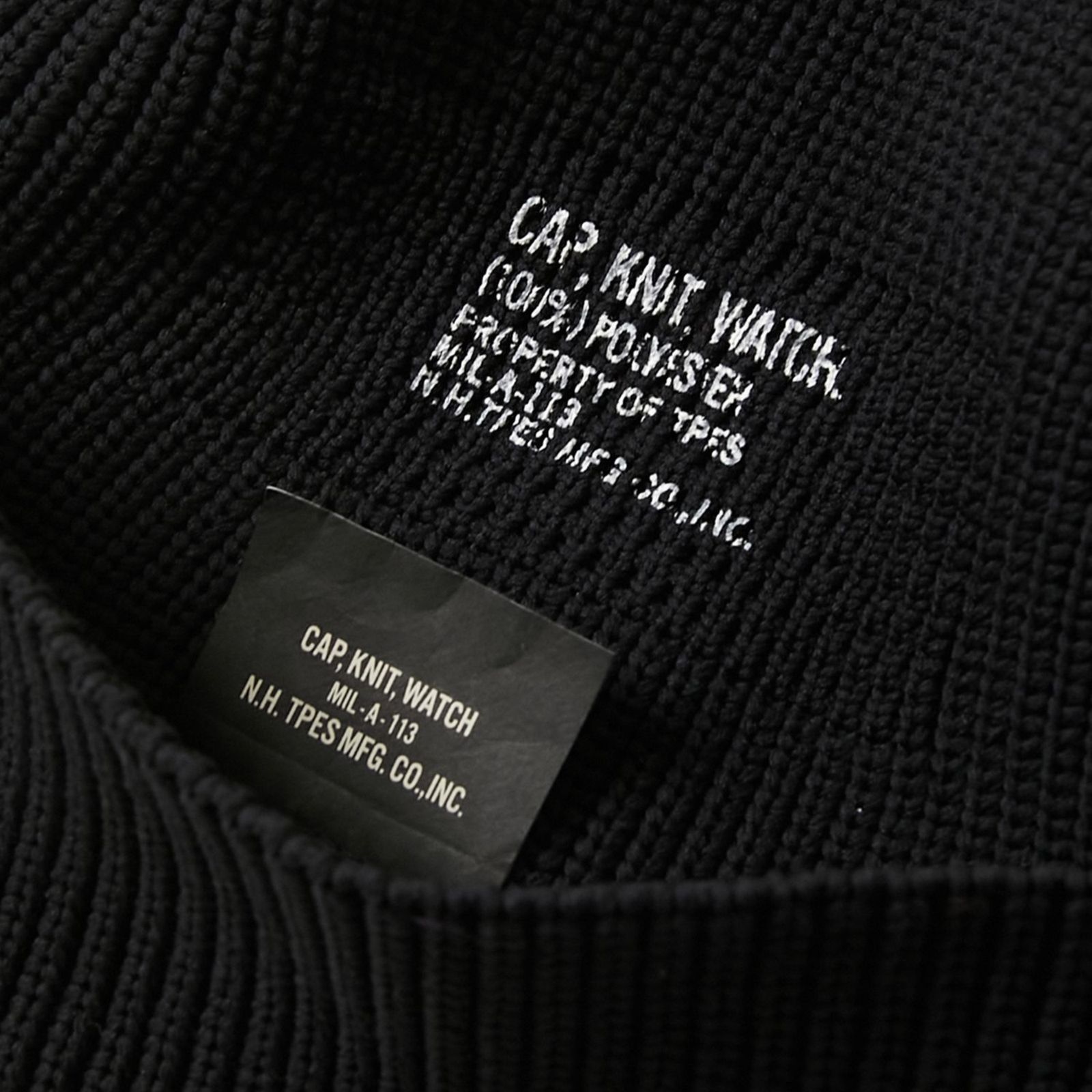 EXCHANGE WATCH CAP (BLACK) - ワッチ ニットキャップ （ブラック） / 9242-AC02