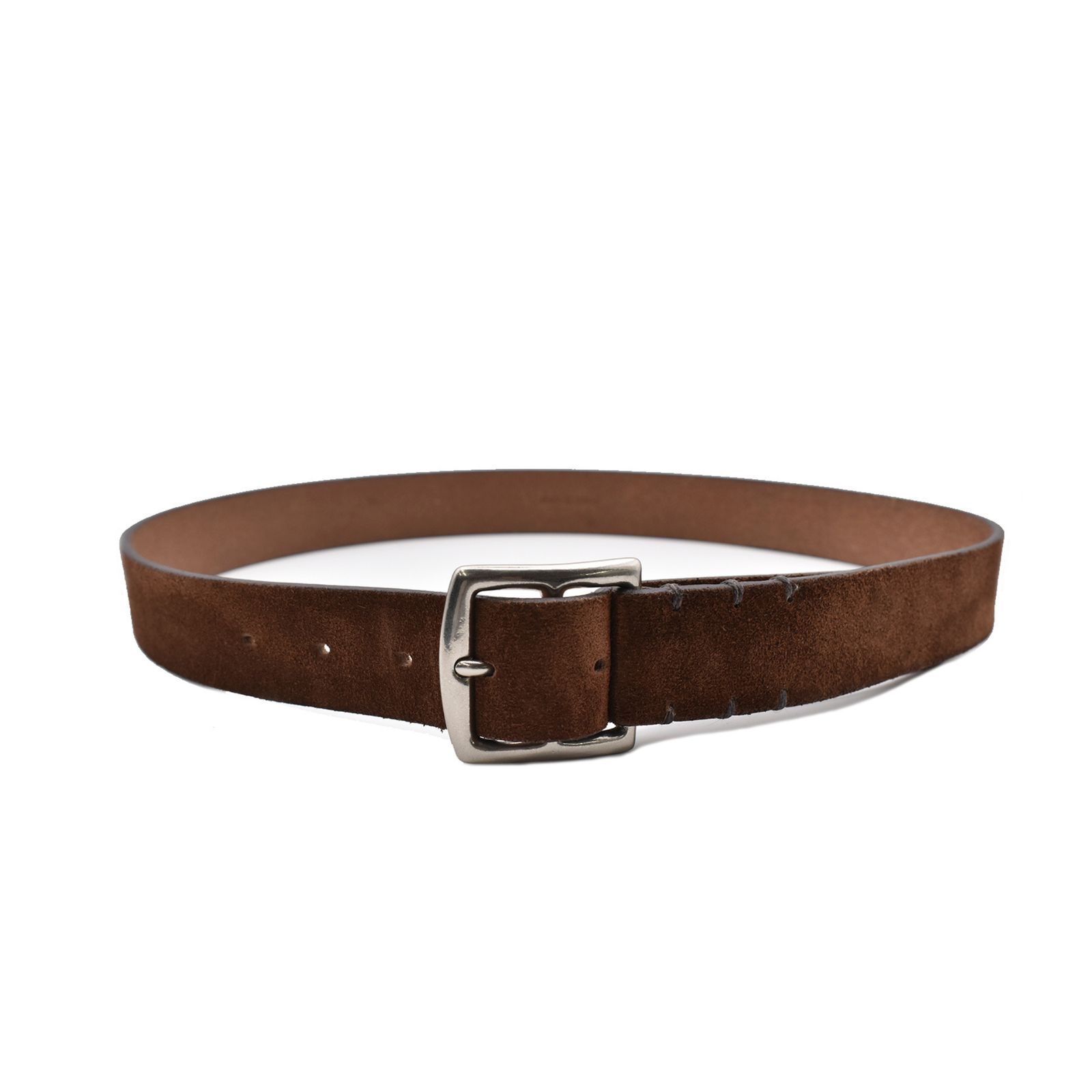 Suede Leather Belt （DBR） / スエードレザー ベルト （ダークブラウン） LBT-016