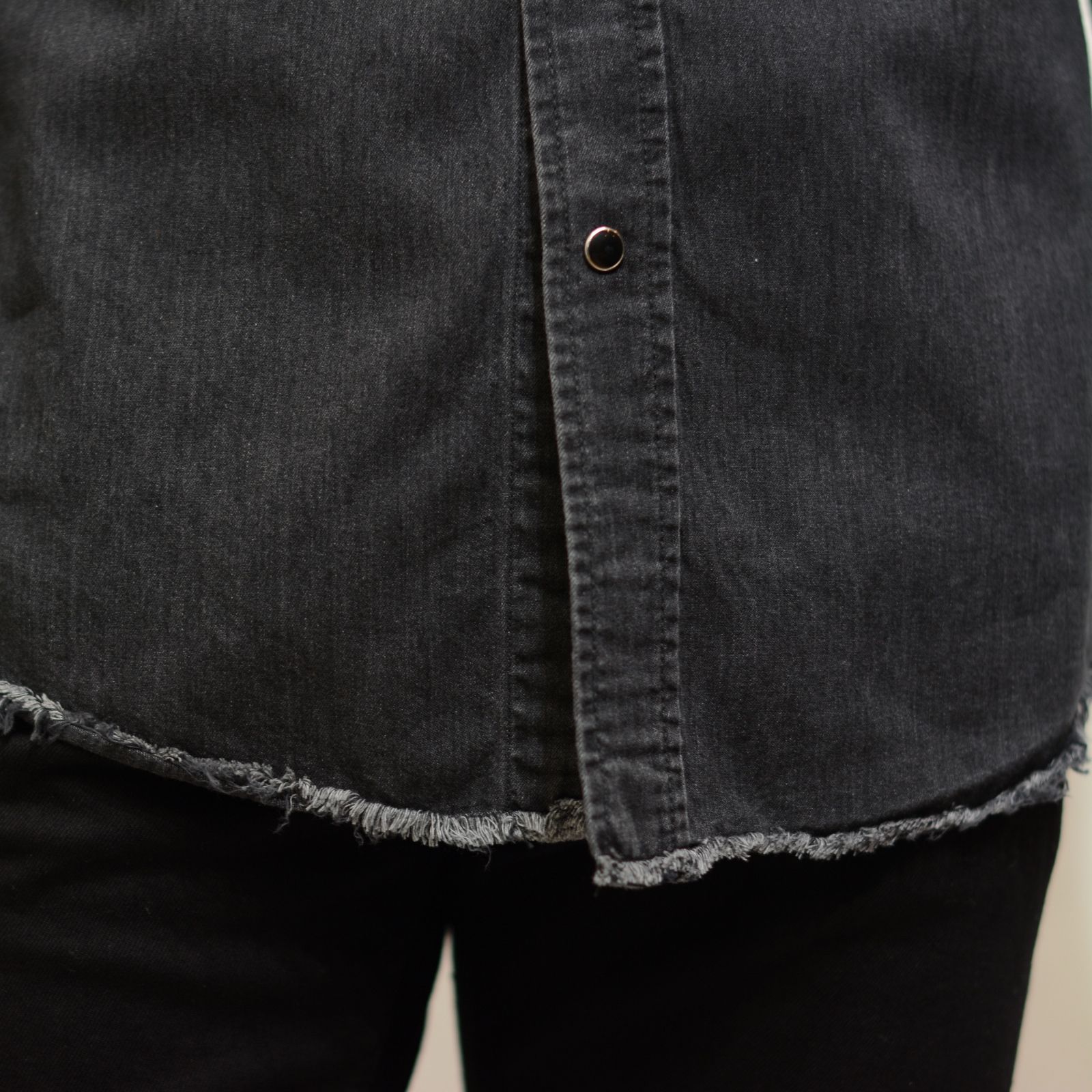 [STANDARD] Denim Western SH BLK / ウエスタン デニムシャツ （ブラック）