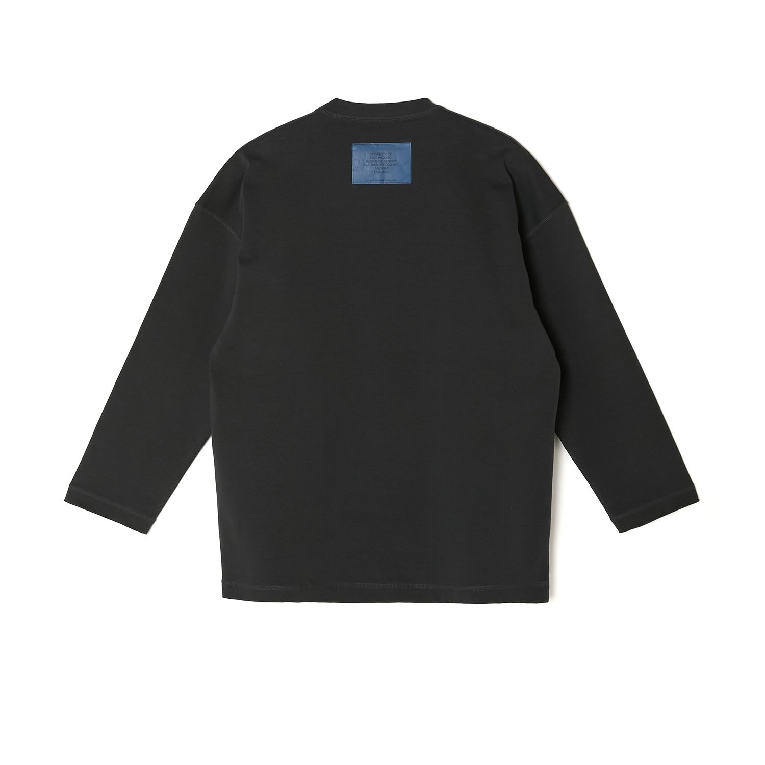 POKET LONG SLEEVE T-SHIRT （CHARCOAL） / ロングスリーブ ポケットTシャツ （チャコール）