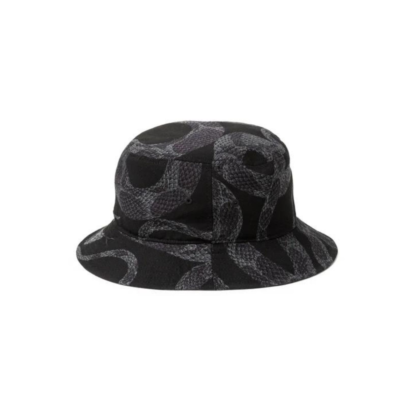 R/P ALLOVER SNAKE PATTERN BUCKET HAT ＜LIMITED＞ (BLACK) / スネーク柄 バケットハット