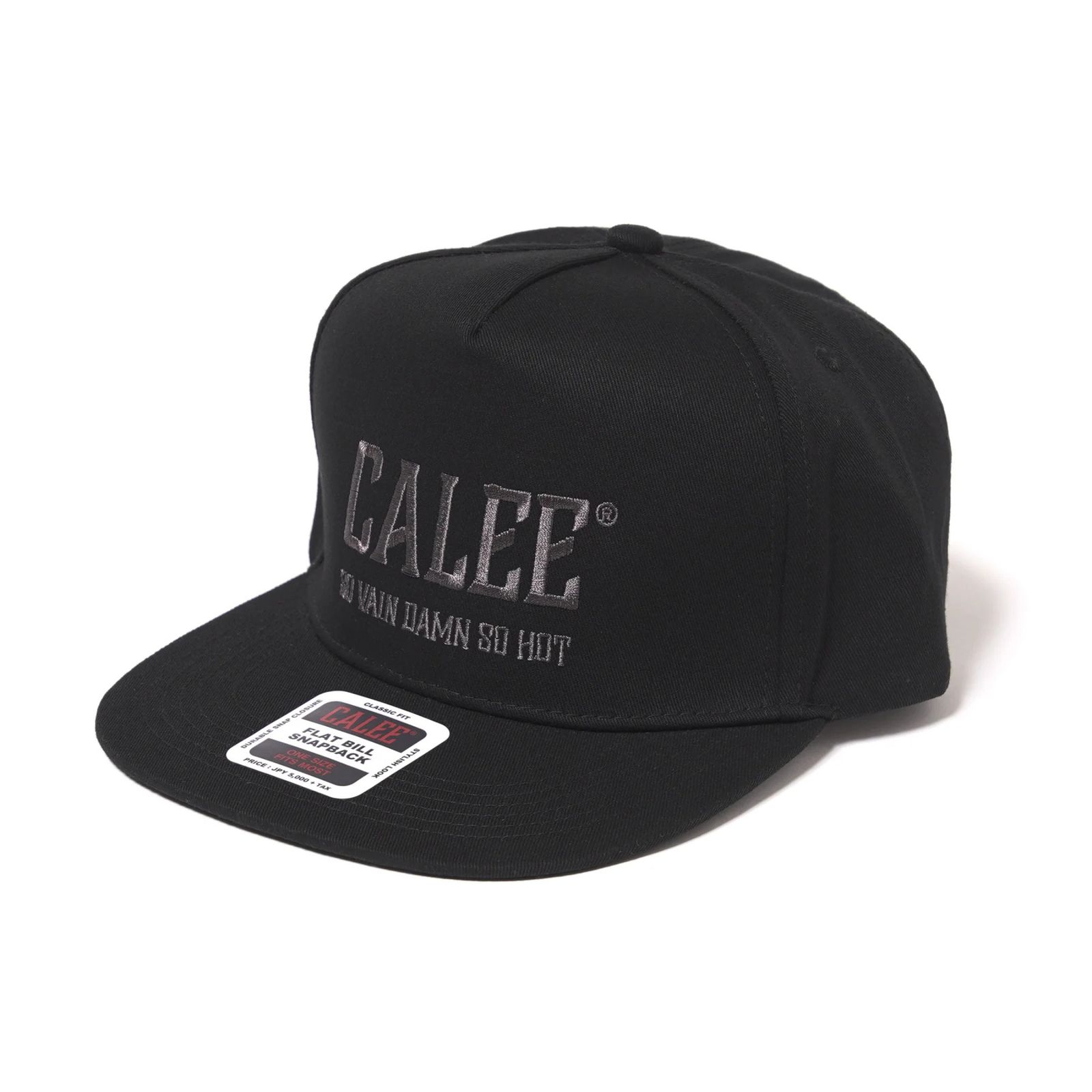 CALEE NATIONAL LOGO SOUVENIR CAP (BLACK/CHARCOAL)｜ベースボール キャップ｜CL-25EA001EX