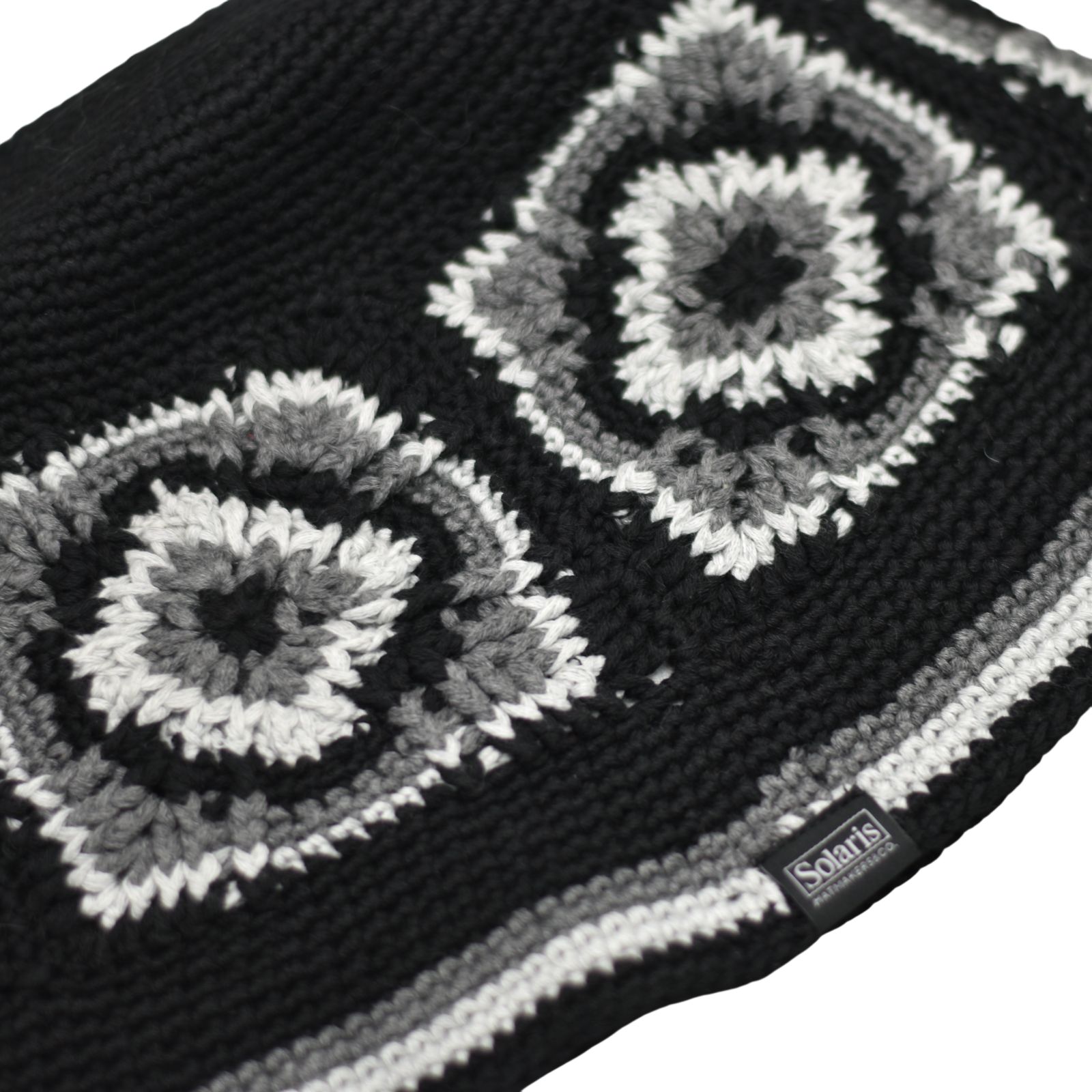 Crochet Hat "SUNBIRD" (BLACK)｜クロシェハット｜X01001