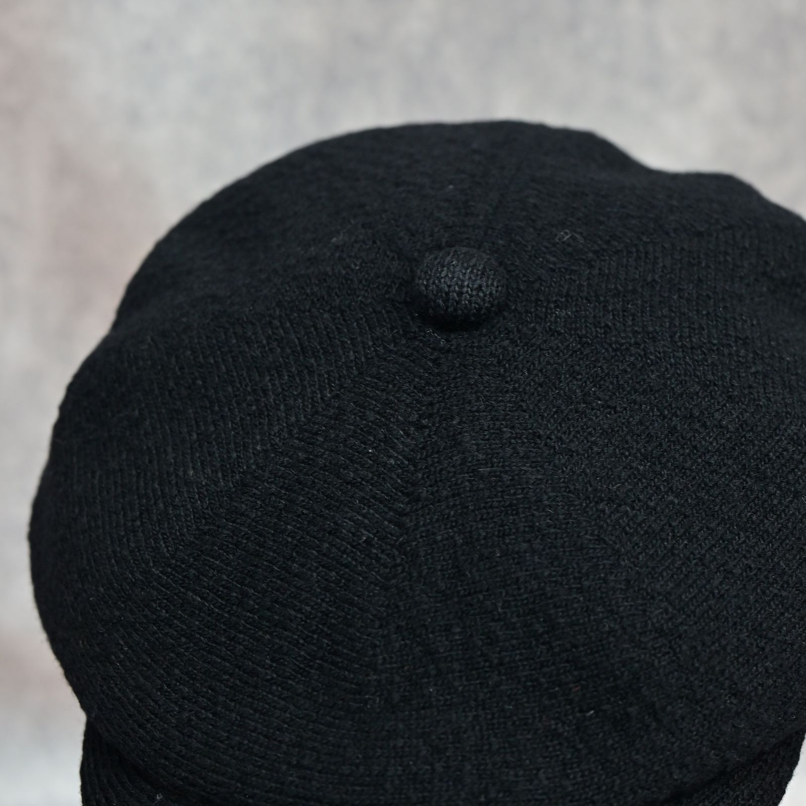 TWEED KNIT CASQUETTE （BLACK）｜ツイード ニット キャスケット （ブラック） PC-031-3650-10