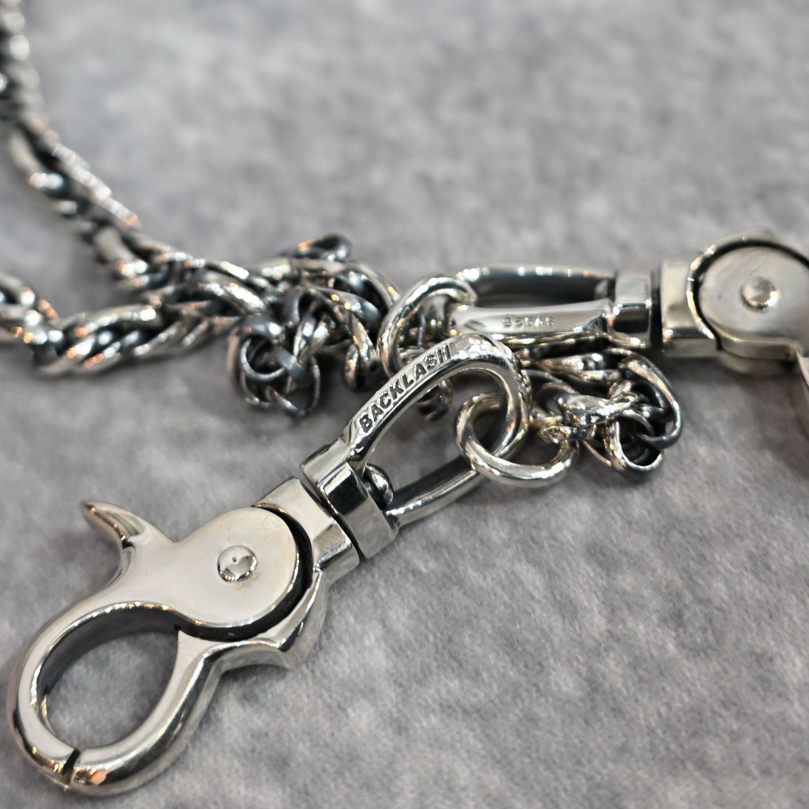 シルバー925 + ジルコニア  ウォレットチェーン (SILVER) ｜ 328-55