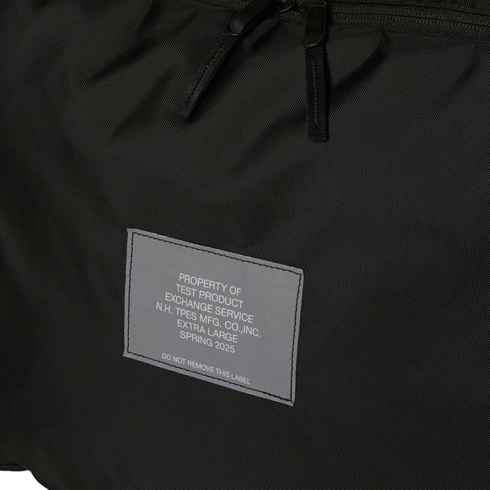 POUCH WITH STRAP （BLACK） / ファスナー ポーチ バッグ （ブラック） / 9251-AC02
