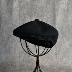 Linen Hunthing Cap "GENTLEMAN" (BLACK) / リネン ハンチング帽