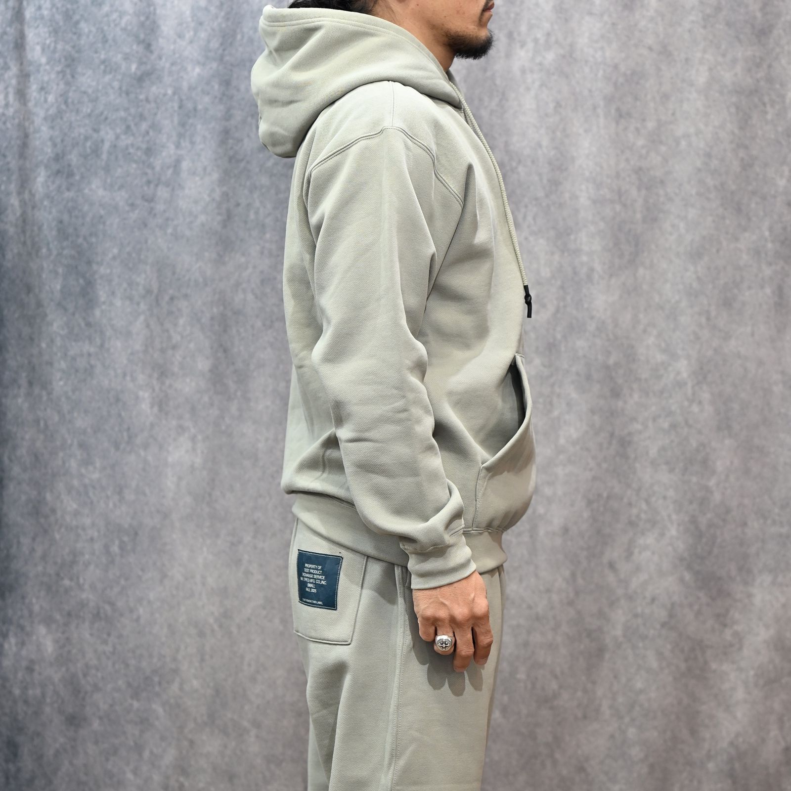 EXCHANGE SERVICE HOODED SWEATSHIRT （BEIGE） /  スウェット パーカー （ベージュ） 9252-CS80