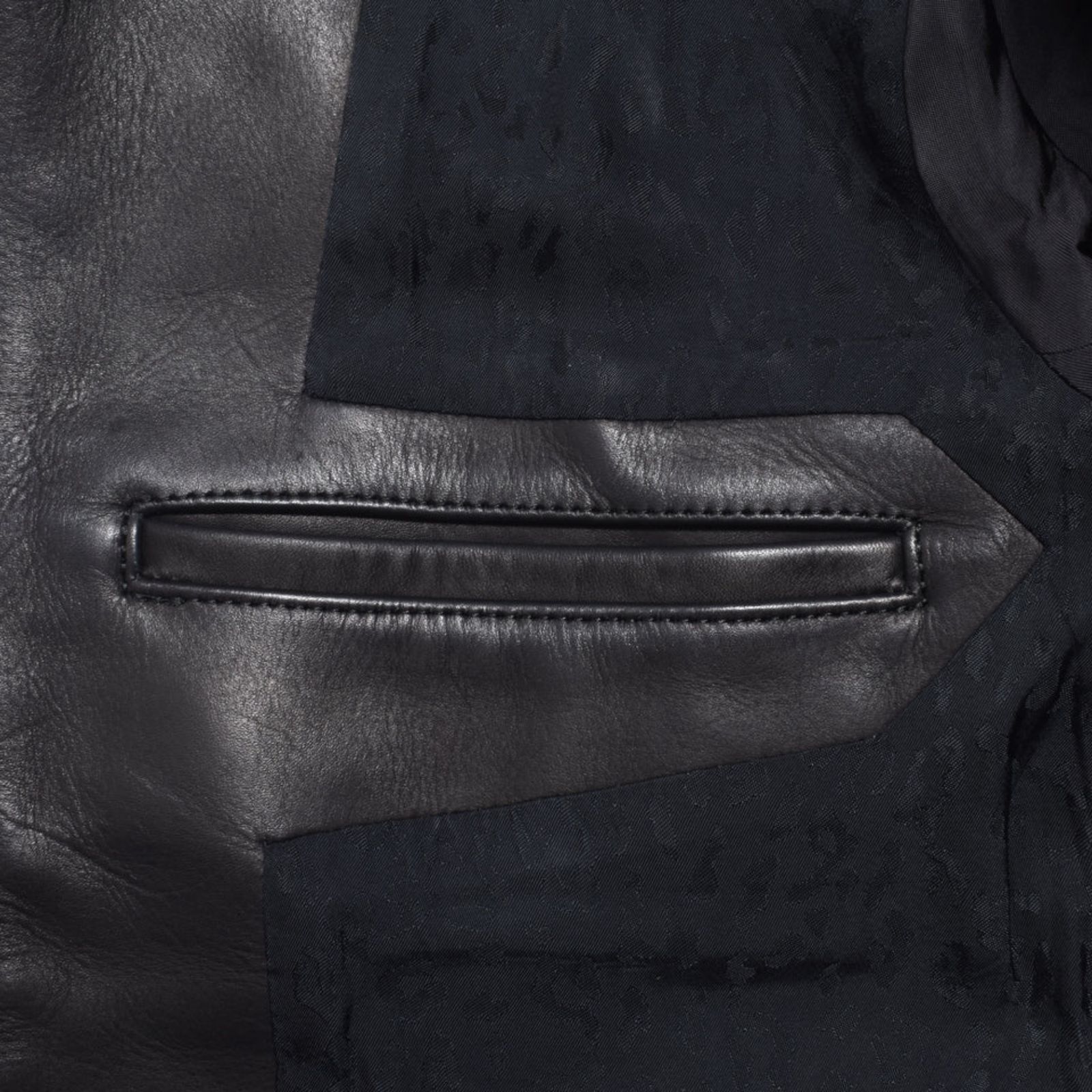 Leather Zipup JKT （BLK）｜レザージャケット｜2602-8001