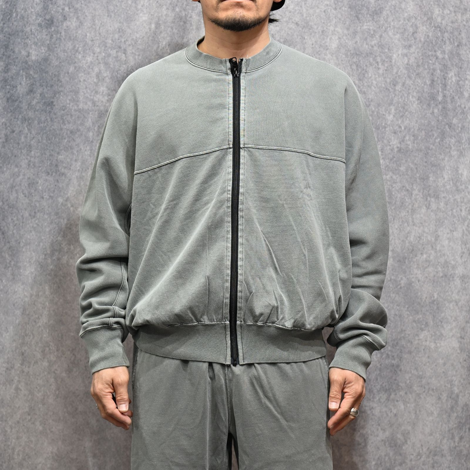 N.HOOLYWOOD × Champion｜REVERSIBLE CARDIGAN （GRAY / グレー）｜リバーシブルカーディガン｜C8-D020