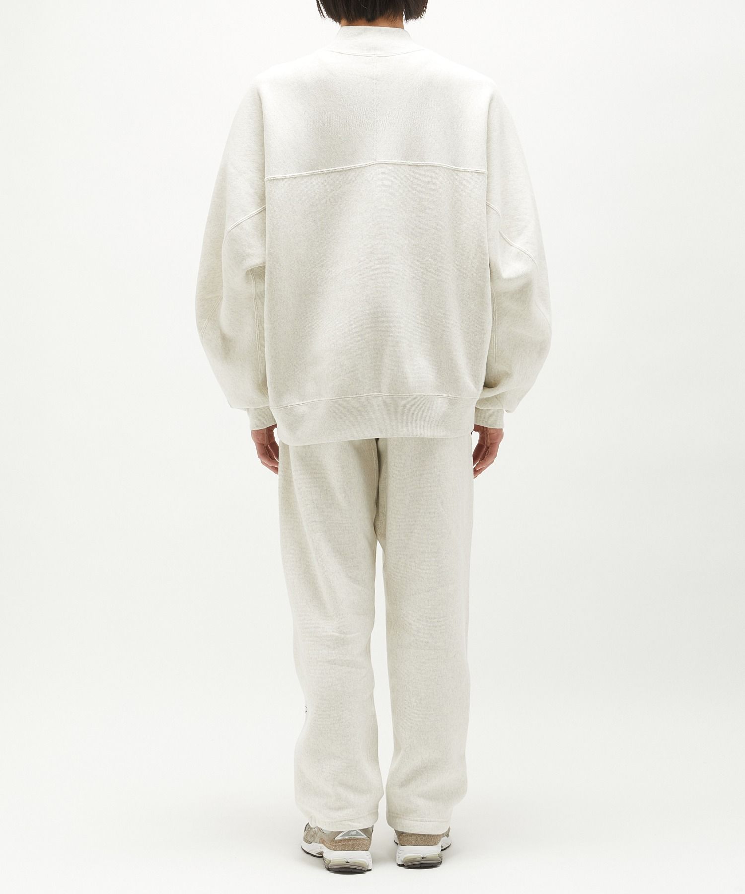 トップス n.hoolywood oatmeal N.HOOLYWOOD - Champion MOCKNECK SWEATSHIRT （OATMEAL